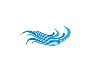 Water wave vector illustration