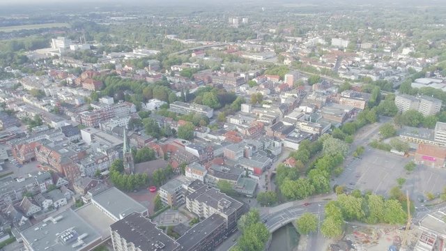 Luftaufnahme der Stadt - Stadt Elmshorn Supernormal (ColorCorrection)	