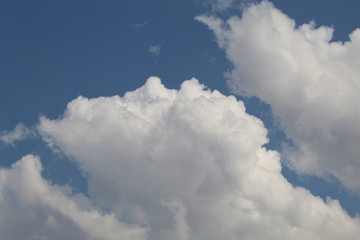 Naklejka na ściany i meble white cloud in the sky
