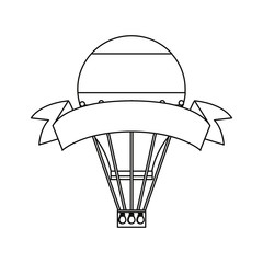 hot air balloon ribbon