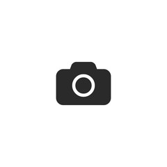 Camera Icon in trendy flat style isolated on grey background. Camera symbol for your web site design, logo, app, UI