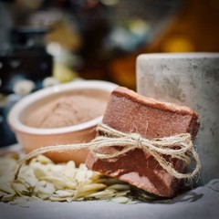 Handmade soap concept