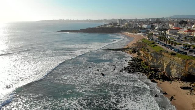 Vista da Praia de S&atilde;o Pedro do Estoril Portugal