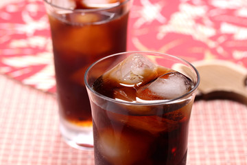 アイスコーヒーと団扇