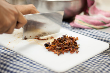 strwaberry pannacotta with mint flavoured sugar