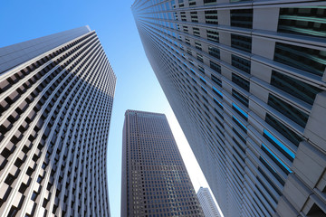 Obraz na płótnie Canvas 新宿の高層ビル