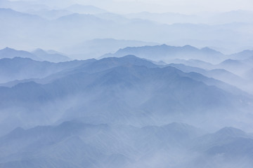 Obraz premium warstwy górskiego krajobrazu