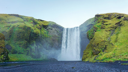 Skogafoss Waterfall, the beautiful Waterfalls of South-Iceland.