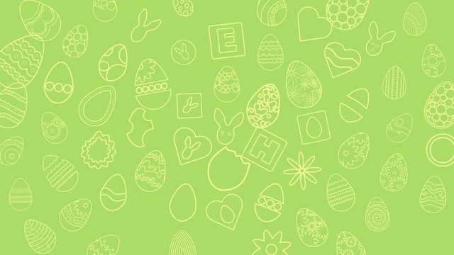 background on Easter holiday theme dynamic