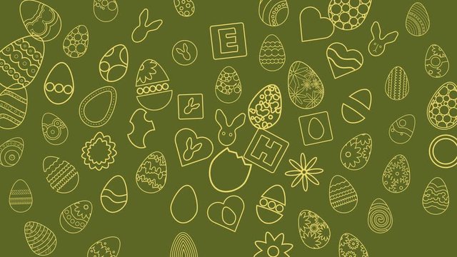 background on Easter holiday theme dynamic
