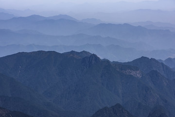 Obraz premium layers of mountain landscape