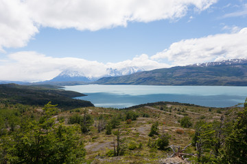 Torres del Paine National Park landscape, Chile