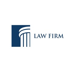 law firm logo design vector