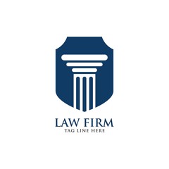 law firm logo design vector