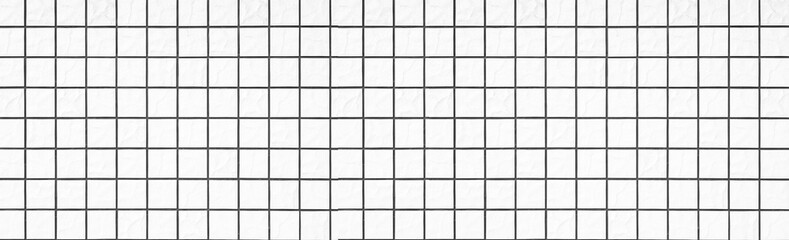 Panorama of White brick wall texture and background seamless