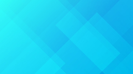 Abstract vibrant blue square shape graphic background.