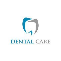 dental logo, dental care vector logo design
