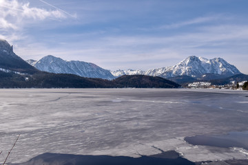 Fototapeta na wymiar Ansichten Altausseer See in der Steiermark