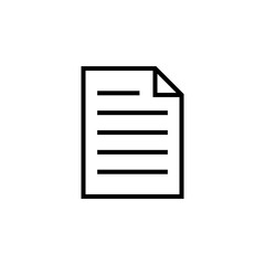 File Icon. Document icon vector. Paper icon.