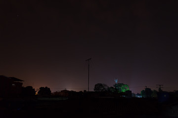 city in the dark without electricity in venezuela blackout