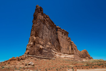 rock in arches national park