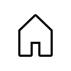 Home icon vector. House vector icon