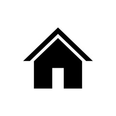 Home icon vector. House vector icon