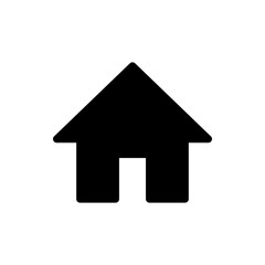 Fototapeta premium Home icon vector. House vector icon