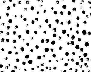 Brush grunge pattern. White and black vector.