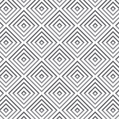 Vector pattern, repeating linear square diamond shape in two color