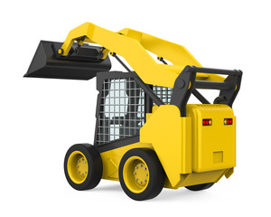 Skid-steer Loader Isolated