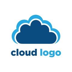 cloud logo design vector