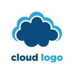 cloud logo design vector