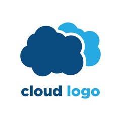 cloud logo design vector