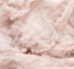 fabric background texture blur effect  pastel  pink color top view. Copy space