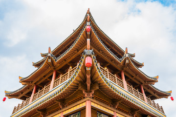 Fototapeta premium Wenchang Pavilion of Confucius Cultural City, Suixi County