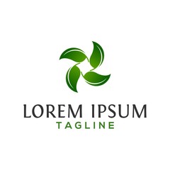 leaf, ecology, nature logo design vector
