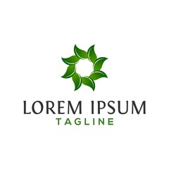 leaf, ecology, nature logo design vector