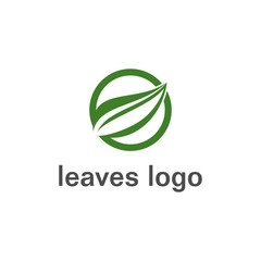 leaf, ecology, nature logo design vector