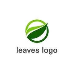 leaf, ecology, nature logo design vector