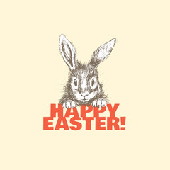 Obraz premium Lovely easter bunny
