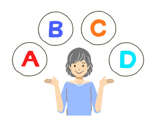 シニア女性　選択肢