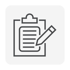 checklist icon black