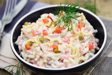 Gemüse Nudelsalat
