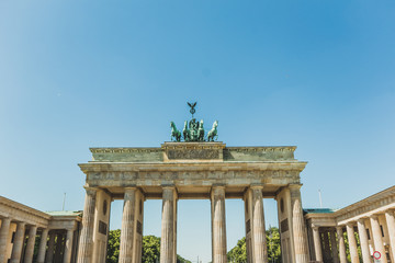 Obraz premium The Brandenburger Tor (Brandenburg Gate) in Berlin Germany