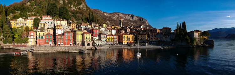 Aerial view of Varenna