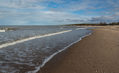 Baltic sea coastline.