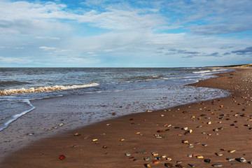 Baltic sea coastline.
