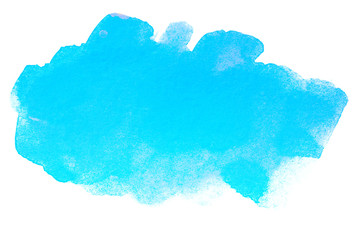 watercolor blue with paper texture. paint on paper.