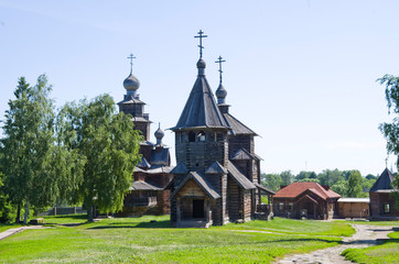 Naklejka premium old wooden church